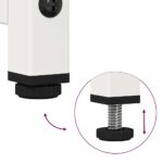 vidaXL Vysoká skrinka biela 68x39x111,5 oceľ – Obrázok 9