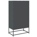 vidaXL Highboard Antracit 68x39x123 cm Oceľ – Obrázok 8