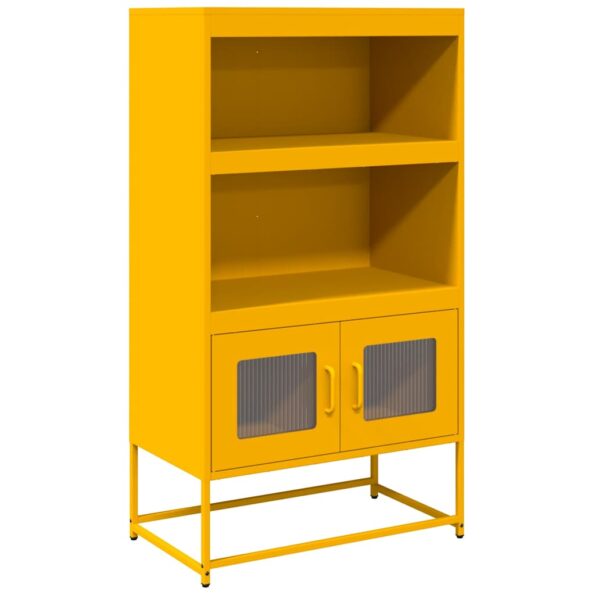 VXL8721158372055_a_en_hd_1.jpg vidaXL Highboard horčicová žltá 68x39x123 cm Oceľ – Obrázok 2