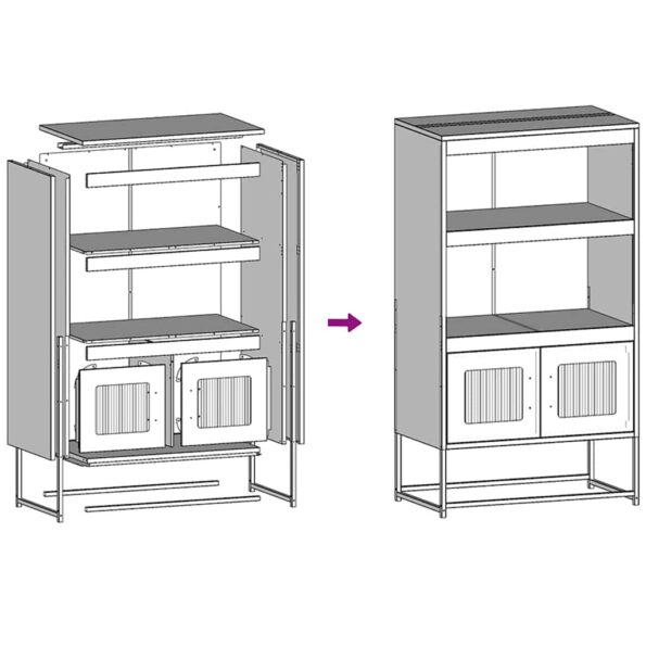 VXL8721158372055_g_en_hd_8.jpg vidaXL Highboard horčicová žltá 68x39x123 cm Oceľ – Obrázok 10