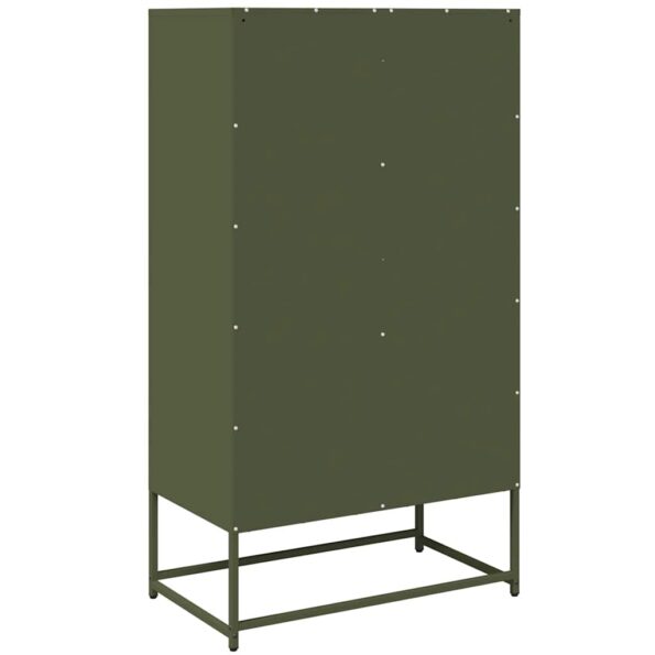 VXL8721158372062_g_en_hd_6.jpg vidaXL Highboard Olive Green 68x39x123 cm Oceľ – Obrázok 8
