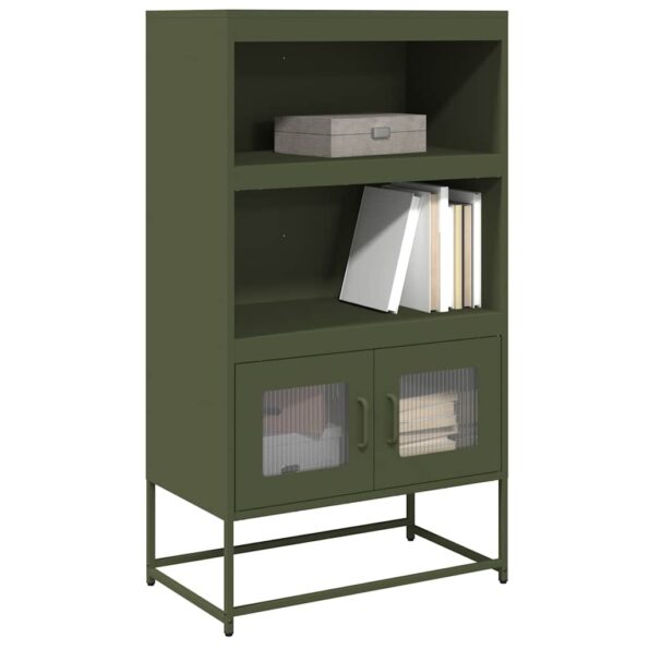 VXL8721158372062_m_en_hd_1.jpg vidaXL Highboard Olive Green 68x39x123 cm Oceľ – Obrázok 1