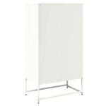 vidaXL Highboard White 68x39x123 cm Oceľ – Obrázok 8