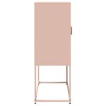 vidaXL Highboard Pink 68x39x107 cm Oceľ – Obrázok 7