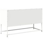 vidaXL TV skrinka biela 100,5x39x60,5 cm oceľ – Obrázok 8