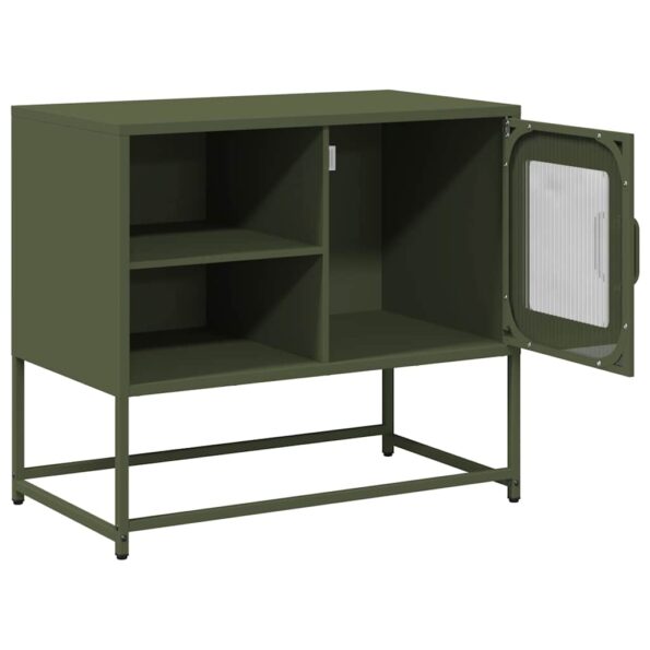 VXL8721158372246_g_en_hd_4.jpg vidaXL TV skrinka olivovozelená 68x39x60,5 cm oceľ – Obrázok 6