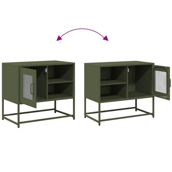 VXL8721158372246_g_en_hd_8.jpg vidaXL TV skrinka olivovozelená 68x39x60,5 cm oceľ – Obrázok 10
