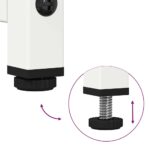 vidaXL TV skrinka biela 68x39x60,5 cm oceľ – Obrázok 9