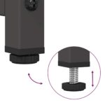 VidaXL Príborník Čierna 36x39x107 cm Oceľ valcovaná za studena – Obrázok 9