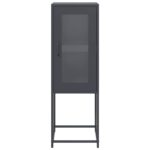 VidaXL Príborník Antracit 36x39x107 cm Oceľ valcovaná za studena – Obrázok 5