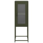 VidaXL Príborník Olive Green 36x39x107 cm Oceľ valcovaná za studena – Obrázok 5