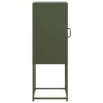 VidaXL Príborník Olive Green 36x39x107 cm Oceľ valcovaná za studena – Obrázok 6