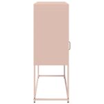 vidaXL Komoda ružová 100,5x39x107 cm oceľ valcovaná za studena – Obrázok 7