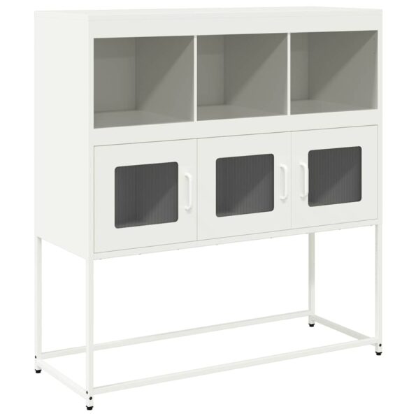 VXL8721158372550_a_en_hd_1.jpg vidaXL Komoda biela 100,5x39x107 cm oceľ valcovaná za studena – Obrázok 2