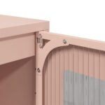 vidaXL Komoda ružová 100,5x39x107 cm oceľ valcovaná za studena – Obrázok 11