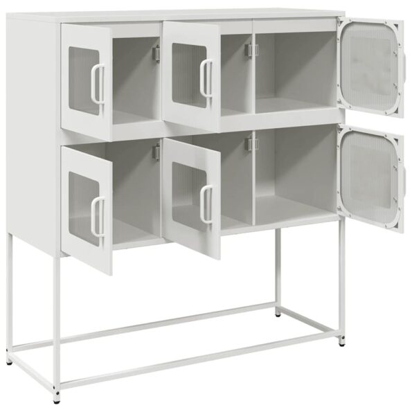 VXL8721158372611_g_en_hd_4.jpg vidaXL Komoda biela 100,5x39x107 cm oceľ valcovaná za studena – Obrázok 6