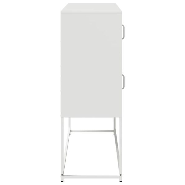 VXL8721158372611_g_en_hd_5.jpg vidaXL Komoda biela 100,5x39x107 cm oceľ valcovaná za studena – Obrázok 7