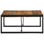 VidaXL Konferenčný stolík Viacfarebný Rekultivované masívne drevo – Obrázok 3