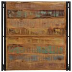 VidaXL Konferenčný stolík Viacfarebný Rekultivované masívne drevo – Obrázok 4