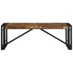 VidaXL Konferenčný stolík Viacfarebný Rekultivované masívne drevo – Obrázok 2