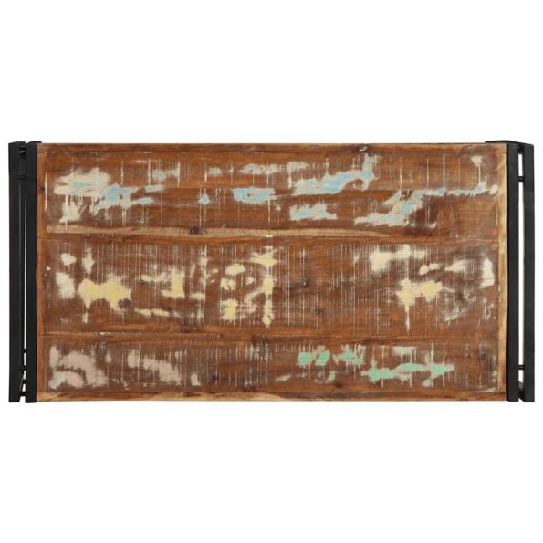 VidaXL Konferenčný stolík Viacfarebný Rekultivované masívne drevo – Obrázok 4