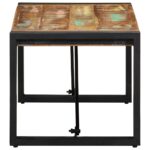 VidaXL Konferenčný stolík Viacfarebný Rekultivované masívne drevo – Obrázok 3