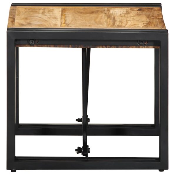 vidaXL konferenčný stolík 40x40x35 cm masívne hrubé drevo mango – Obrázok 3