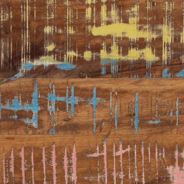 VidaXL Konferenčný stolík Viacfarebný Rekultivované masívne drevo – Obrázok 11