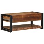 VidaXL Konferenčný stolík Viacfarebný Rekultivované masívne drevo – Obrázok 6