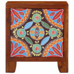 vidaXL Nočná skrinka 40x30x45 cm Akácia z masívneho dreva – Obrázok 2