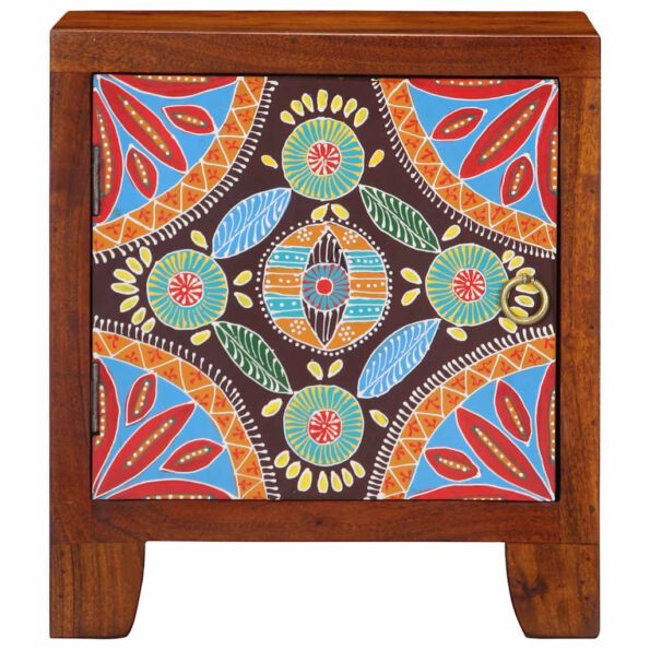 vidaXL Nočná skrinka 40x30x45 cm Akácia z masívneho dreva – Obrázok 2