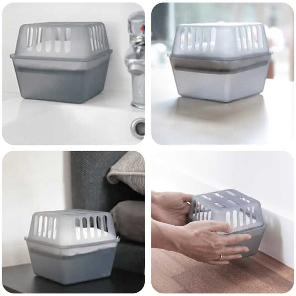 VidaXL Absorbéry vlhkosti s náplňovými vreckami 2 ks 900 g – Obrázok 11