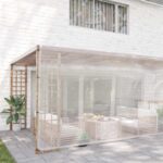 vidaXL Priehľadná plachta s okami 6x6 m Polyetylén – Obrázok 2