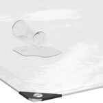 vidaXL Priehľadná plachta s okami 6x6 m Polyetylén – Obrázok 4