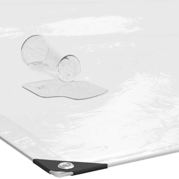 VXL8721158380487_g_en_hd_3.jpg vidaXL Priehľadná plachta s okami 6x6 m Polyetylén – Obrázok 4
