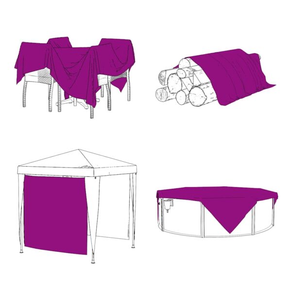 VXL8721158380487_g_en_hd_4.jpg vidaXL Priehľadná plachta s okami 6x6 m Polyetylén – Obrázok 5