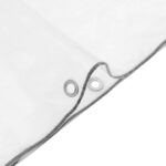 vidaXL Priehľadná plachta s okami 6x12 m Polyetylén – Obrázok 8