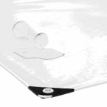 vidaXL Priehľadná plachta s okami 8x8 m PVC – Obrázok 4