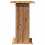 vidaXL Barový stôl s policami dub artisian 60x60x102 cm kompoz. drevo – Obrázok 5