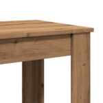 vidaXL Barový stôl dub artisan 102x50x103,5 cm kompozitné drevo – Obrázok 7