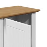 vidaXL Kúpeľňová skrinka "BODO" biela a hnedá 44x30x60 cm – Obrázok 7