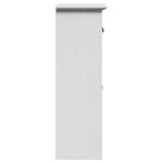 vidaXL Kúpeľňová skrinka "BODO" Biela 44x30x90 cm – Obrázok 5