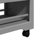 vidaXL Kuchynský vozík BODO sivý 67,5x45x80 cm – Obrázok 8