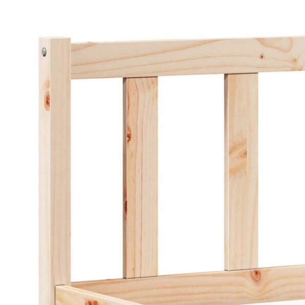vidaXL Extra dlhá posteľ bez matraca 200x220 cm masívna borovica – Obrázok 7