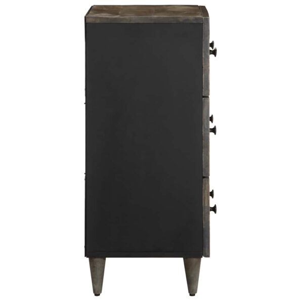 VidaXL Príborníky 2 ks Svetlošedá 60x33,5x75 cm Masívne drevo Mango – Obrázok 5