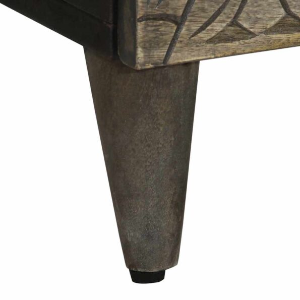 VidaXL Príborníky 2 ks Svetlošedá 60x33,5x75 cm Masívne drevo Mango – Obrázok 9