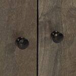 vidaXL 3-dielne príborníky Svetlosivá 60x33,5x75cm Masívne drevo Mango – Obrázok 8