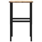 vidaXL pracovný stôl 80x60x(71,5-98) cm masívny dub – Obrázok 6