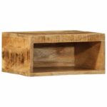 vidaXL TV skrinka na stenu 40x30x19 cm masívne hrubé drevo mango