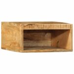vidaXL TV skrinka na stenu 40x30x19 cm masívne hrubé drevo mango – Obrázok 2